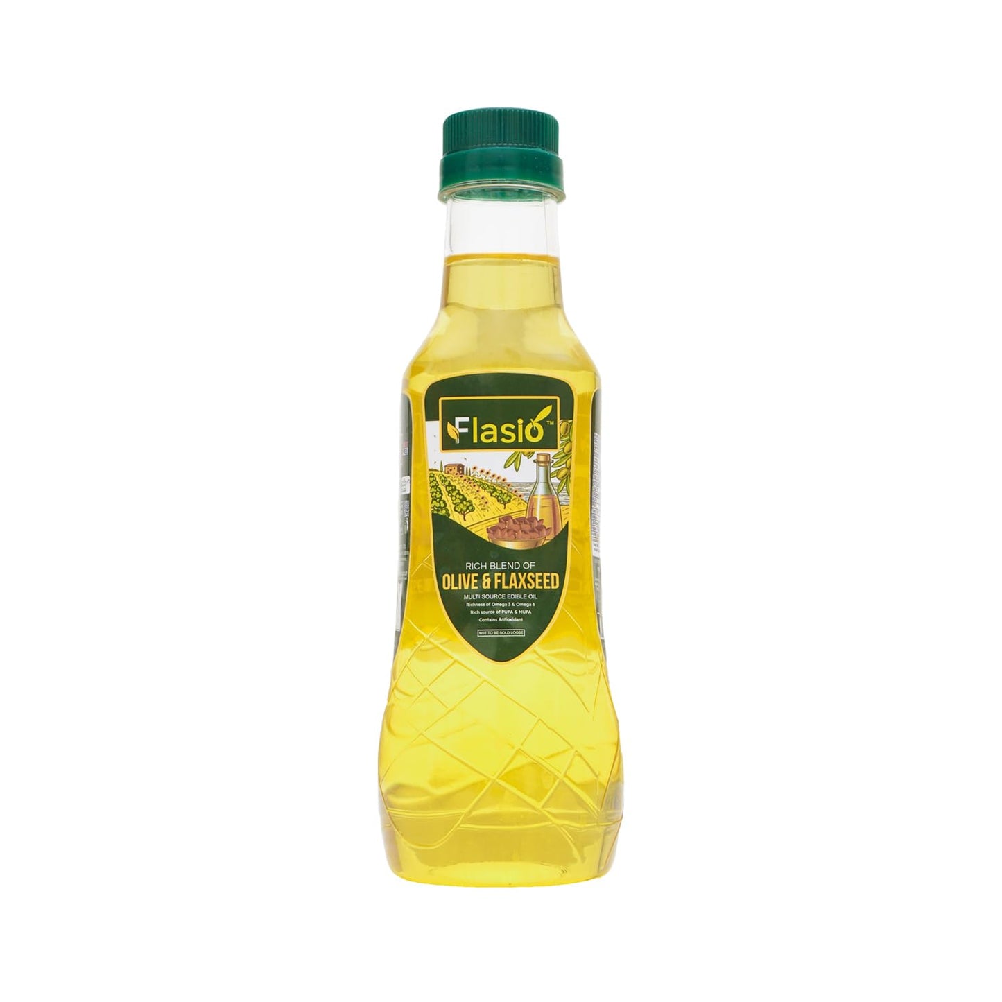 Flasio Rich Blend of Olive & Flaxseed Multi Source Edible Oil 1 Litre Pack