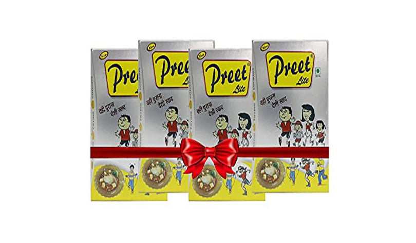 Preet Lite Cooking Medium Combo Pack of 4 Litre Tetra Packing